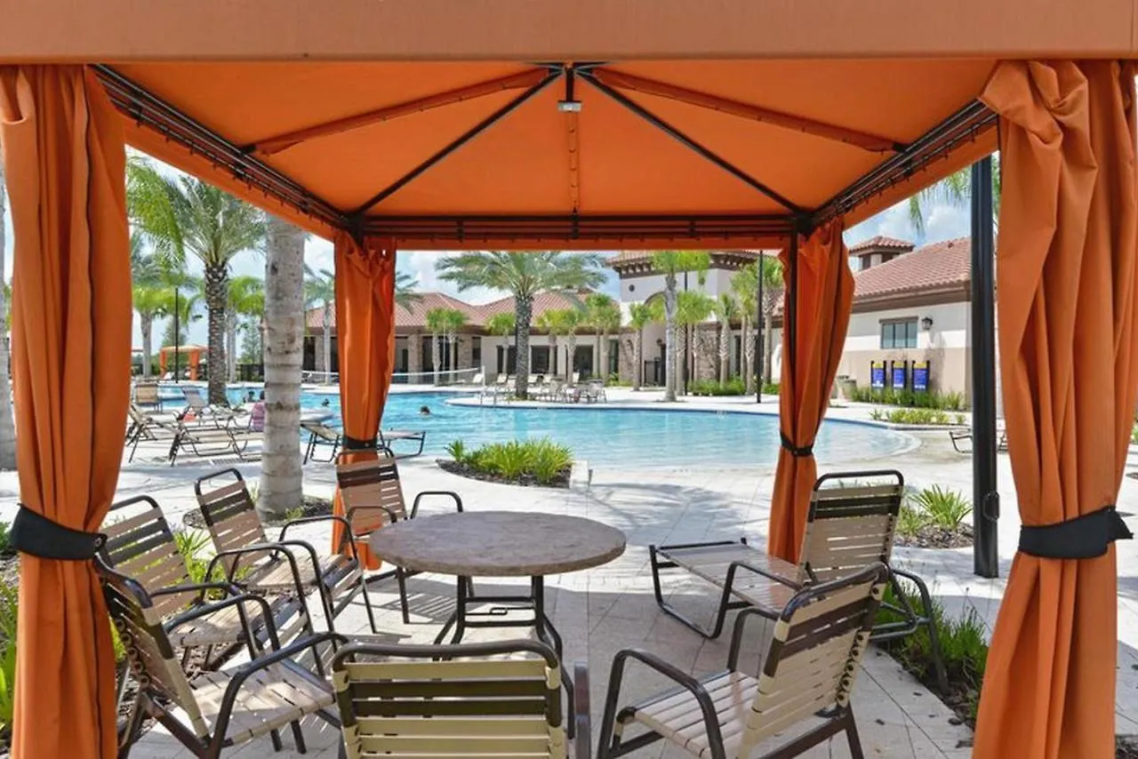 Beautiful Themed Vacation Home With Private Pool St5509 Davenport Holiday home